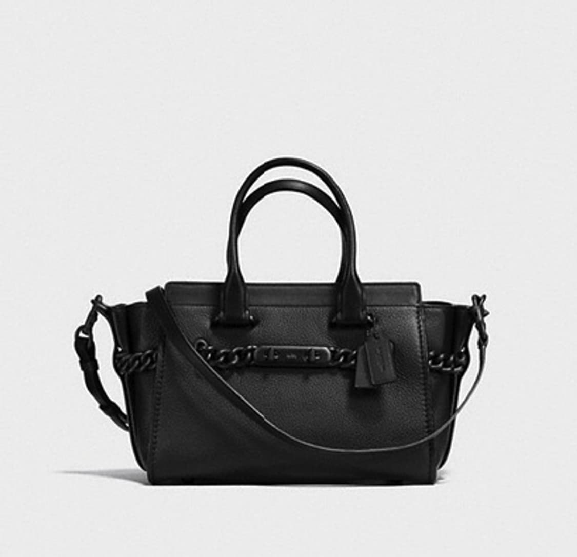 COACH 코치 스웨거 미듐 여성 크로스백 토트백 가방 블랙 상품이미지1