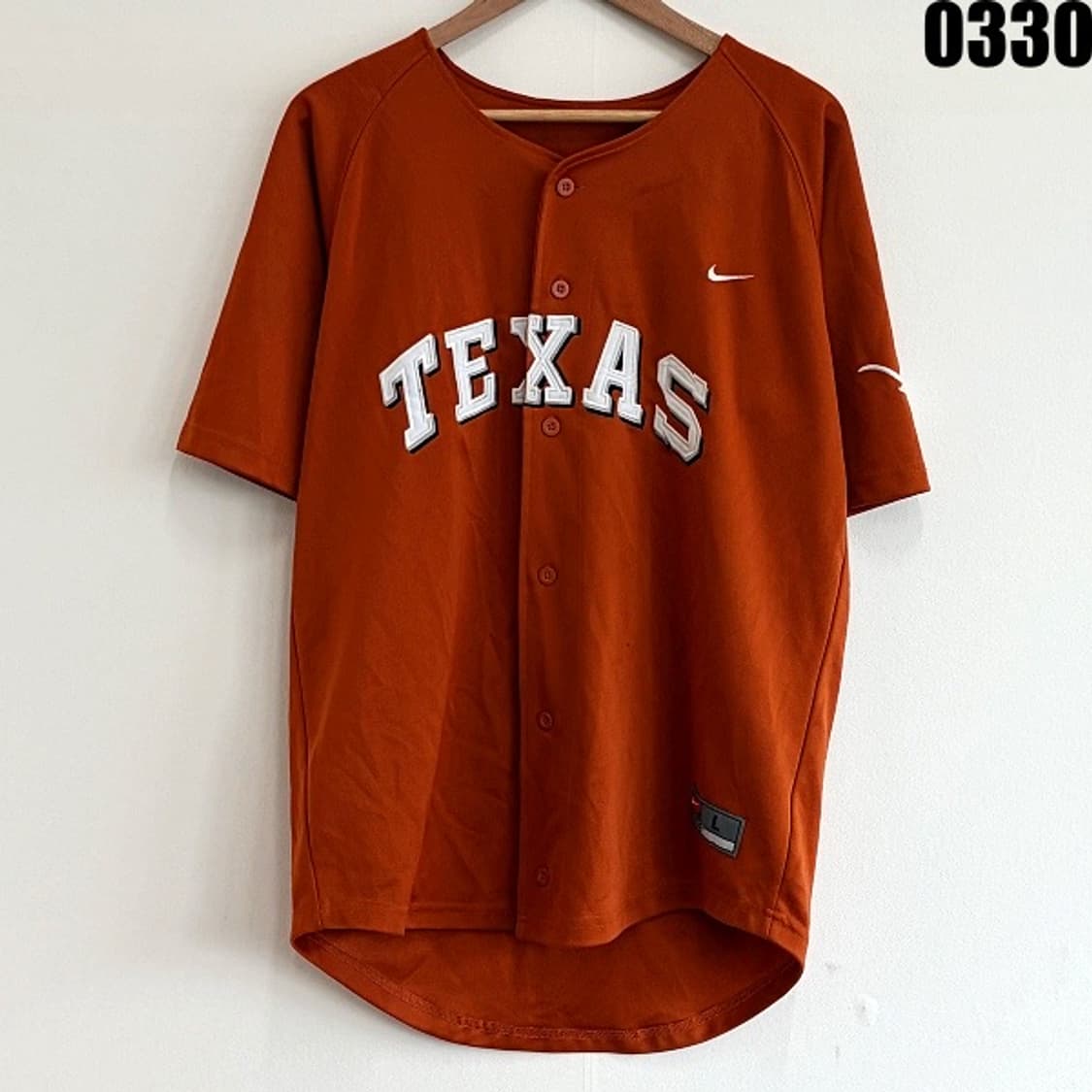 나이키 TEAM 텍사스 TEXAS 베이스볼 반팔 L 0330 상품이미지1