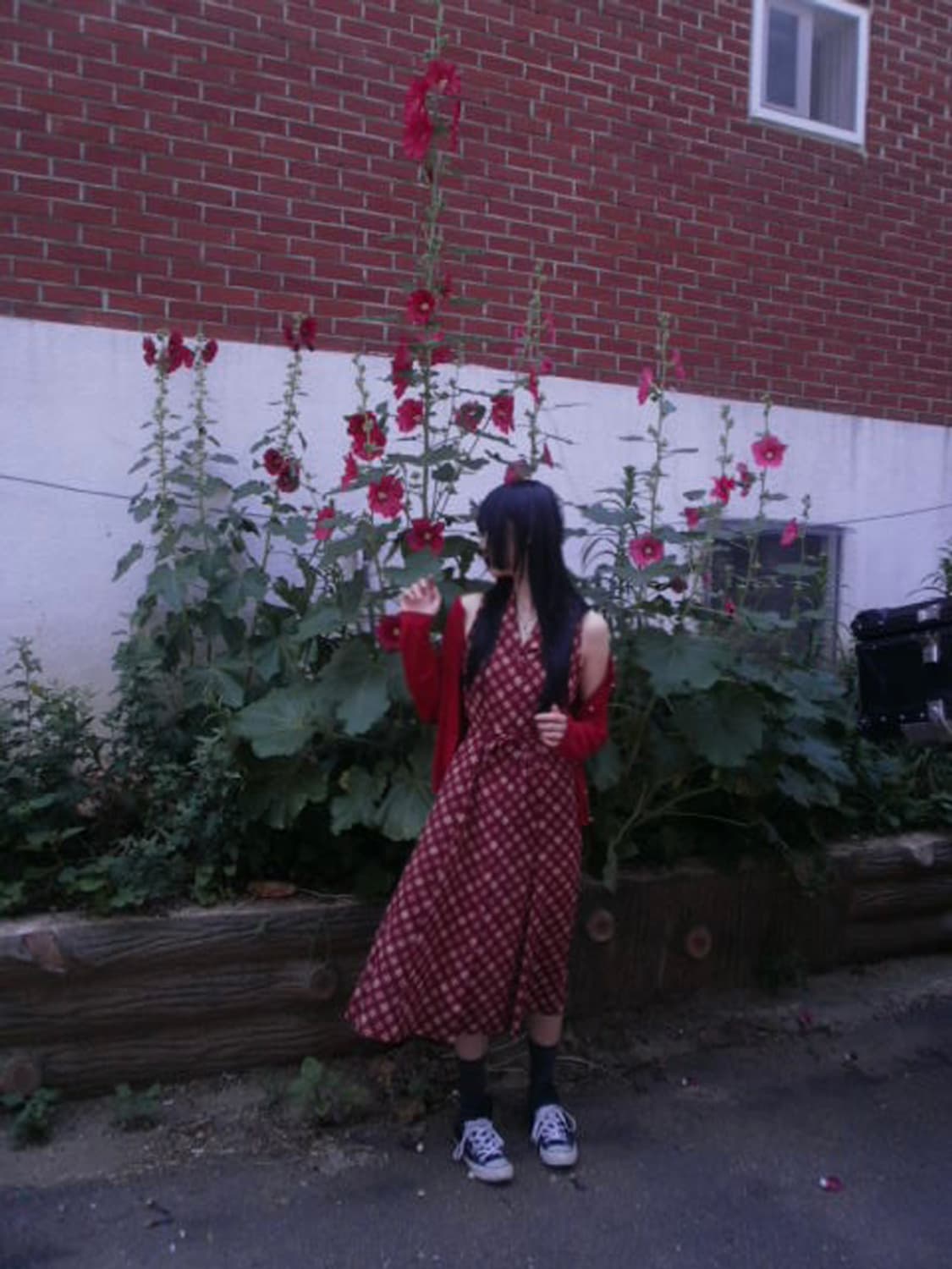 Flower Button Cardigan(Red) 상품이미지9