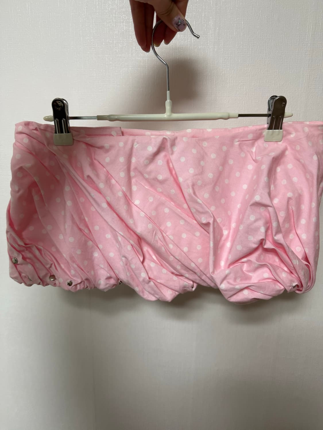 Ans Dotsloevner 핑크 도트 스커트 상품이미지5