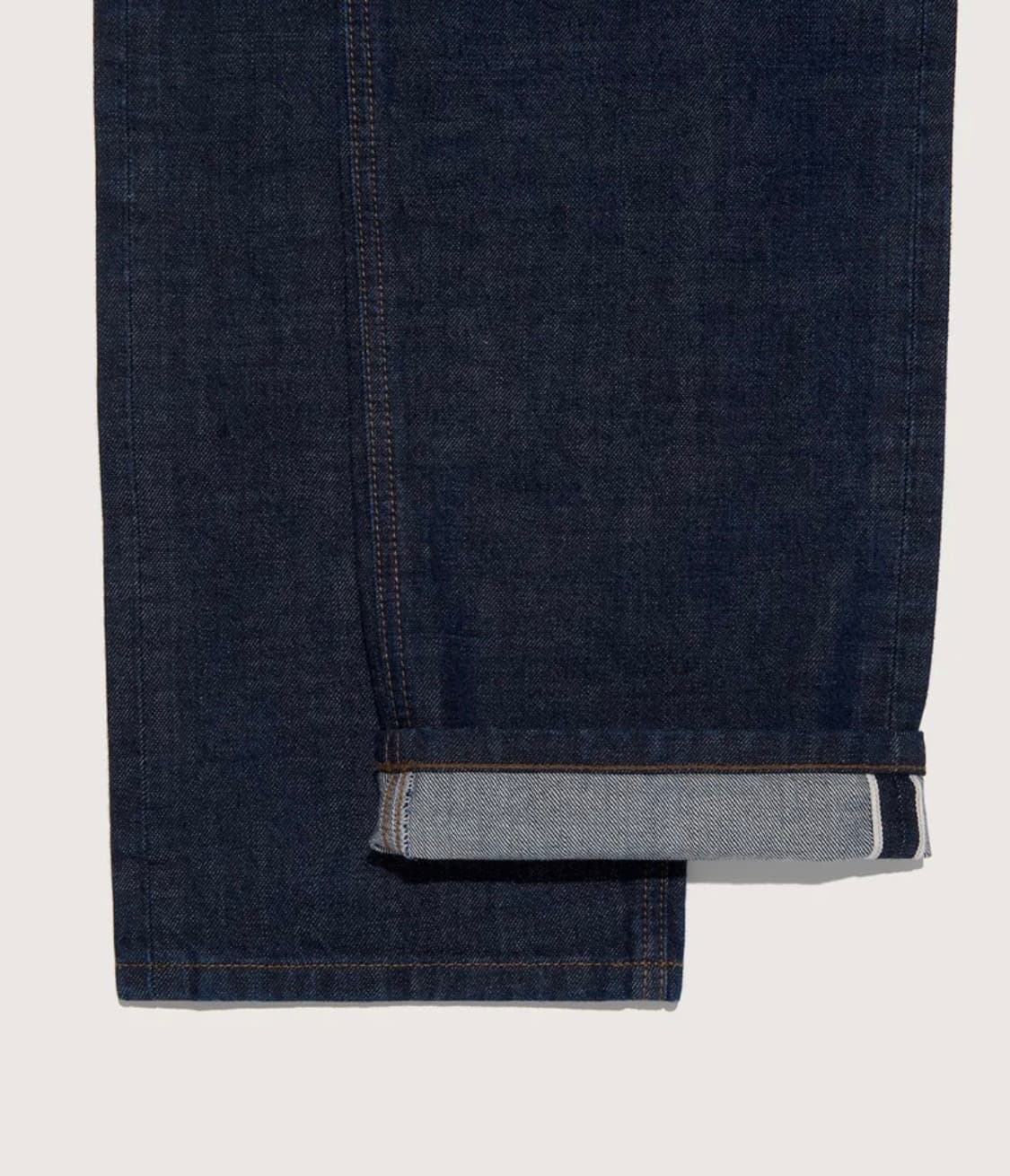  Lee 맨 스트레이트핏 셀비지 데님 팬츠 인디고 로우 상품이미지4