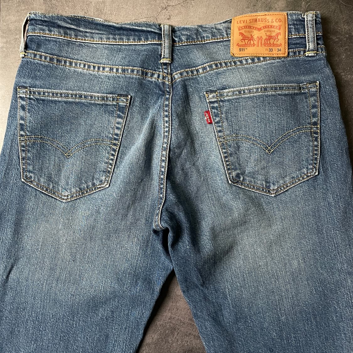 LEVI'S 리바이스511 슬림 스트레이트핏 코튼 데님 팬츠 A00653 상품이미지6