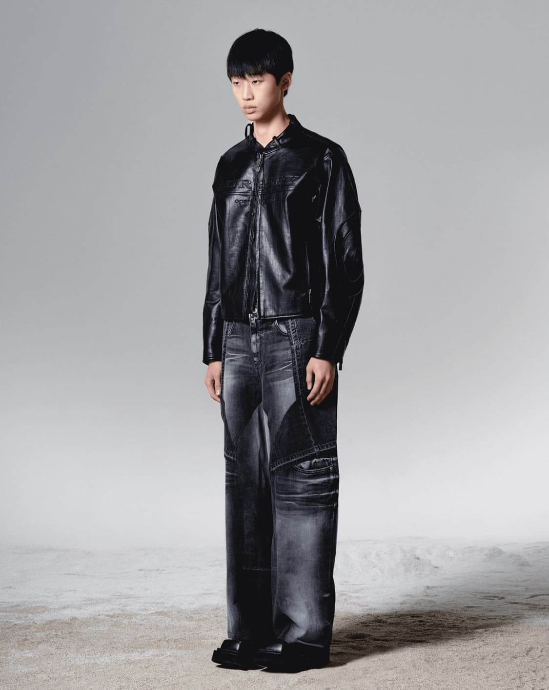 써저리 스트라텀 레더 자켓 블랙 L사이즈 상품이미지3