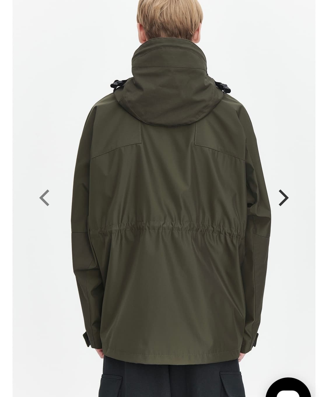 22FW 애프터프레이 밀리터리 후디 쉘 파카 카키 L 상품이미지7