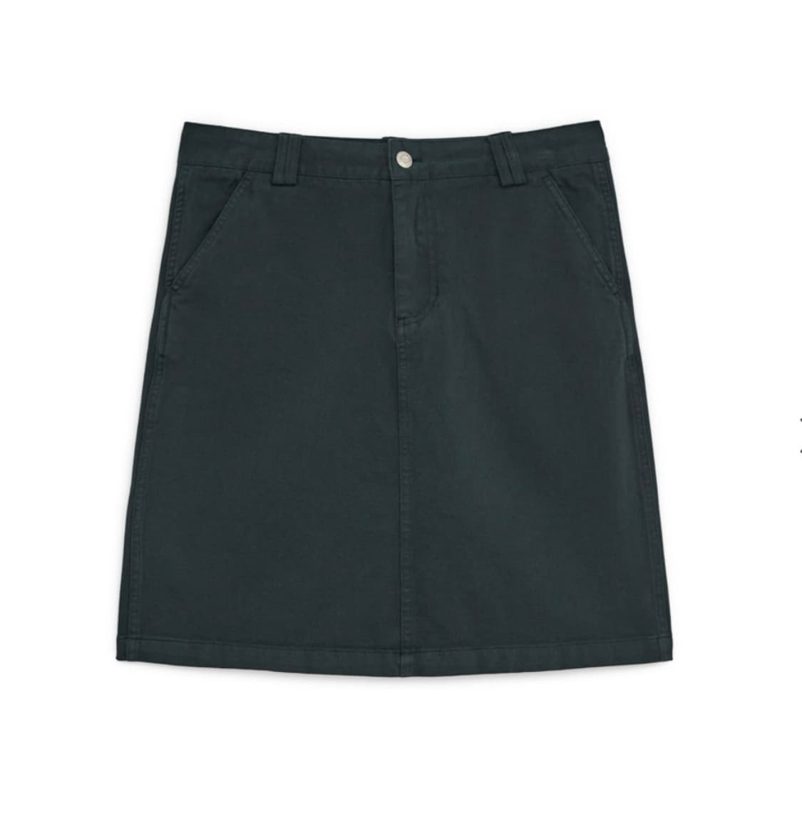 썬번프로젝트 STRAIGHT COTTON MIDI SKIRT, NAVY 상품이미지4