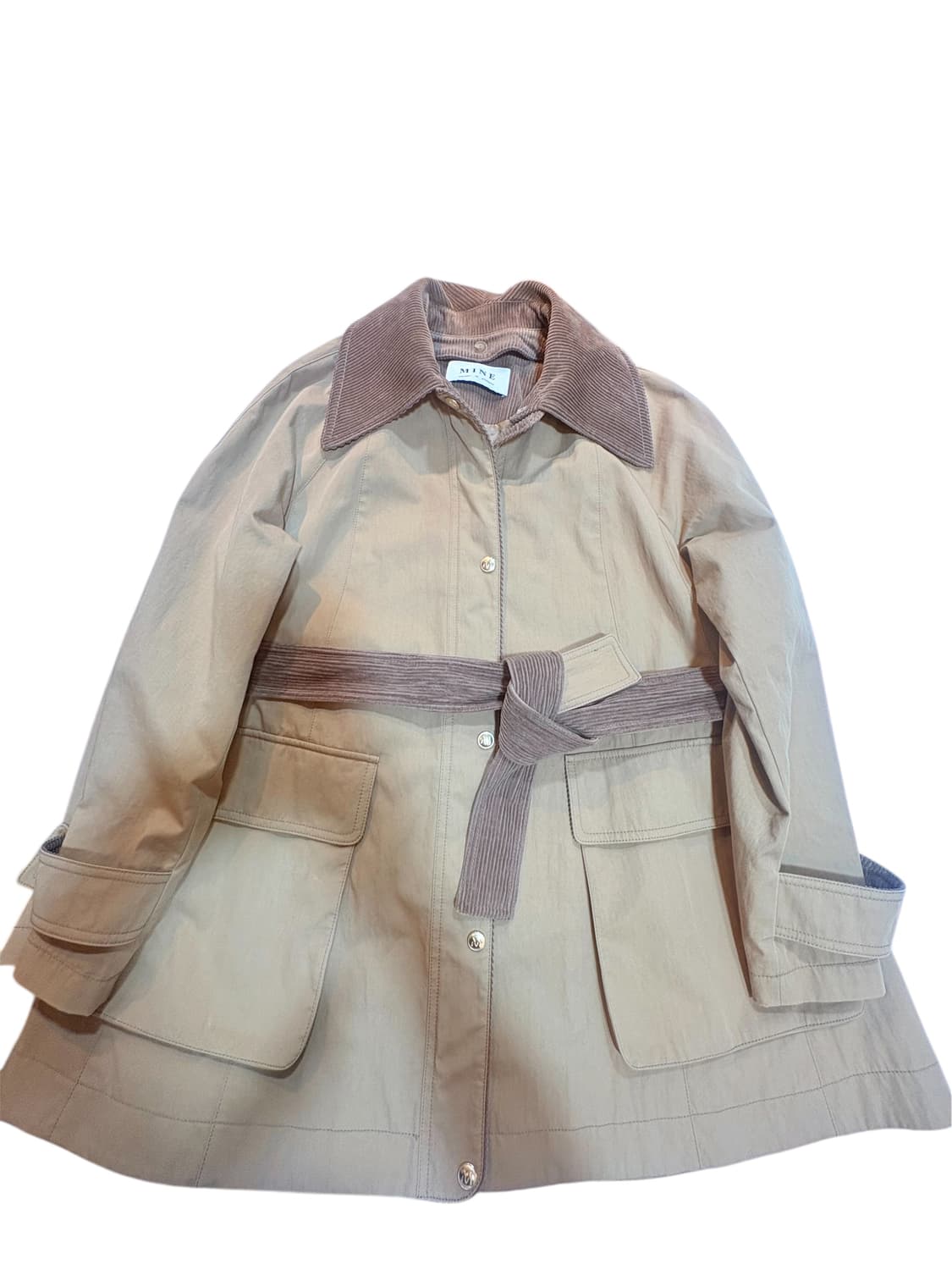 Mine코듀로이카라베이지워크자켓 상품이미지9