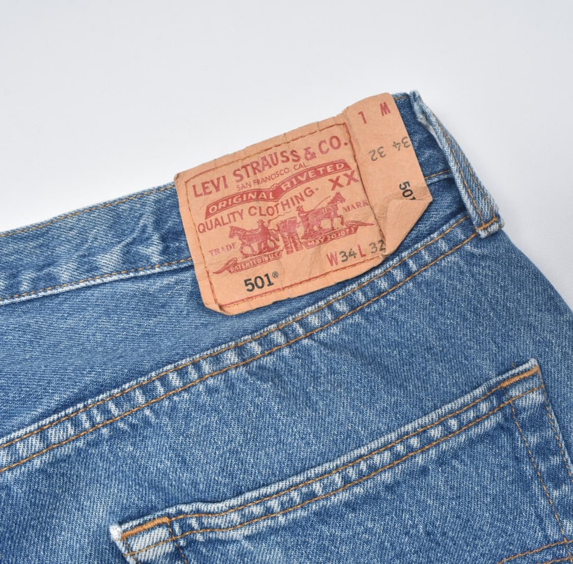 00S 빈티지 리바이스 501 청바지 부츠컷 데님팬츠 34 N0759 상품이미지9