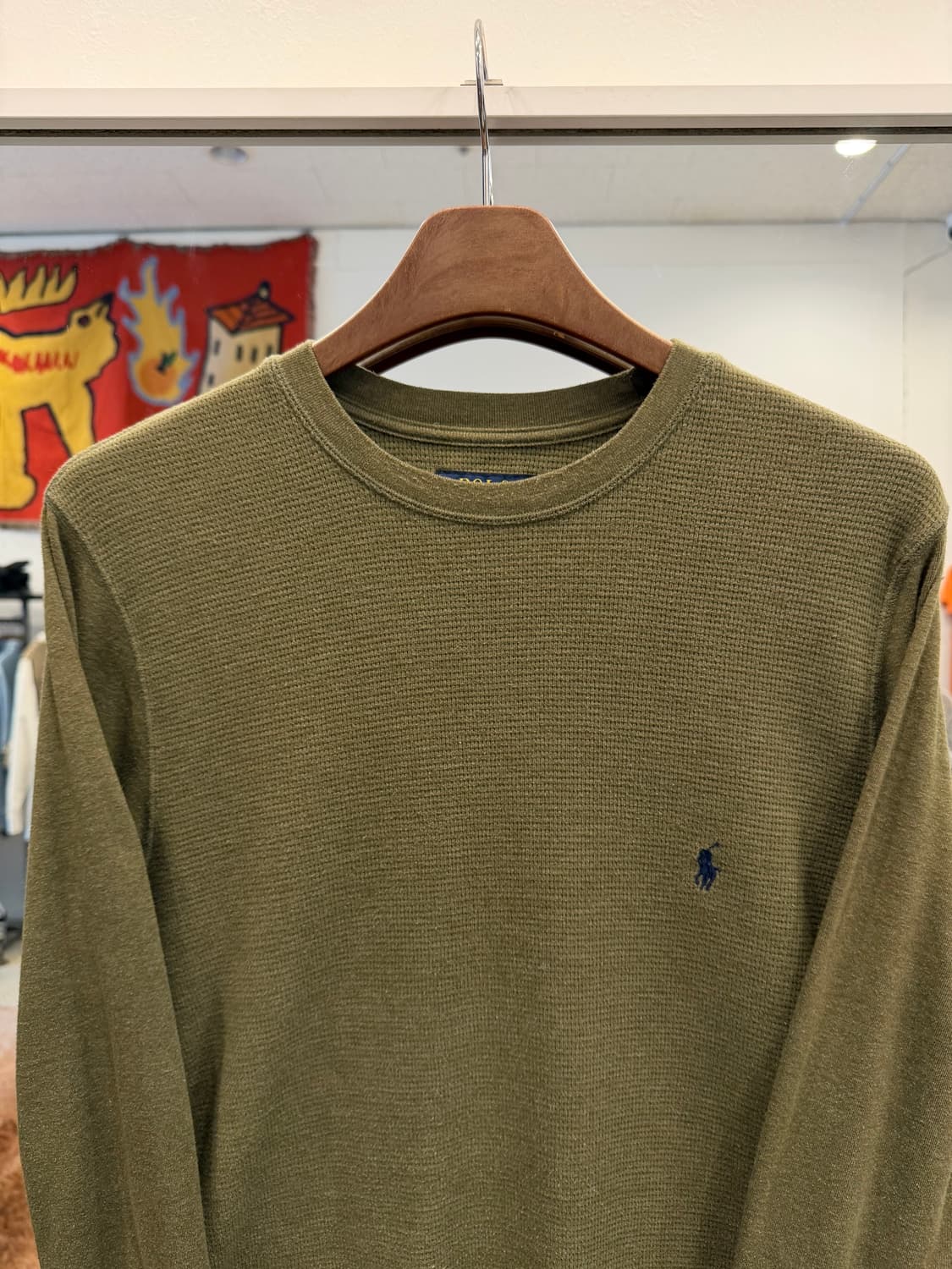 Polo ralph lauren 폴로 랄프로렌 써멀 와플 롱슬리브 상품이미지2