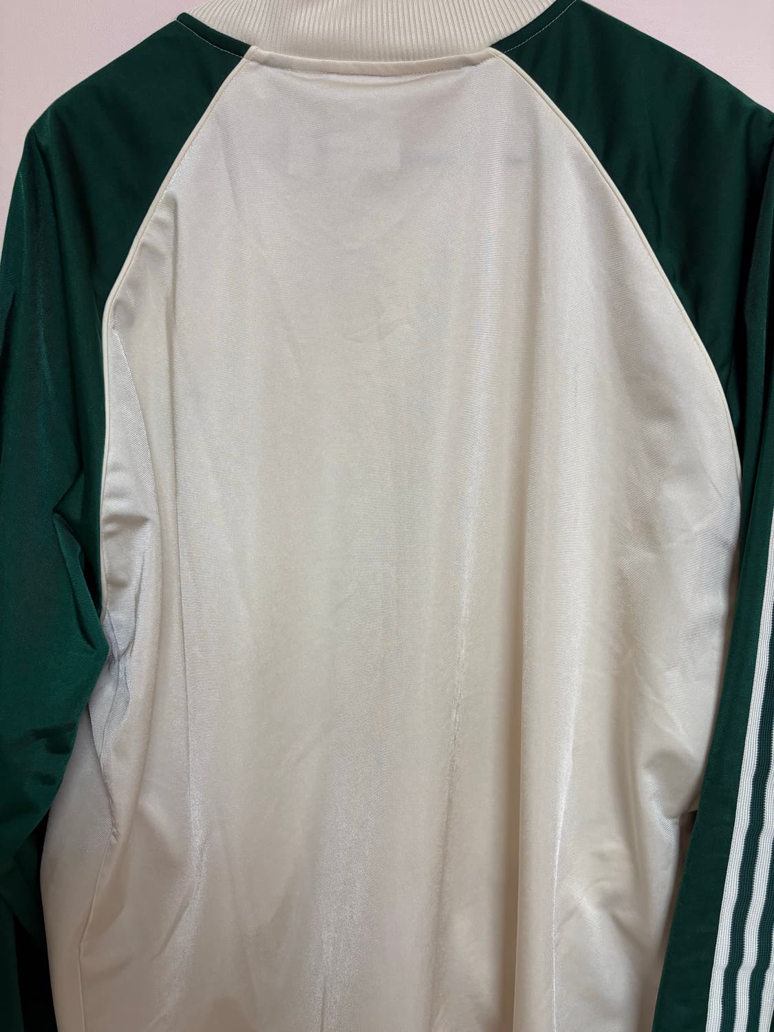 아디다스 sst 트랙탑 크림/초록색 상품이미지3