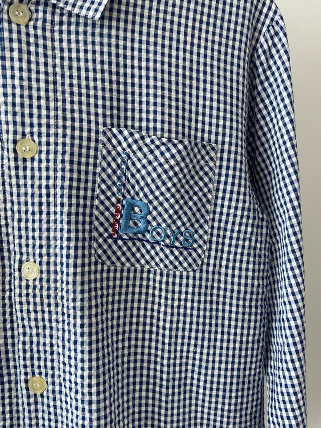 vtg summer check shirt 상품이미지5