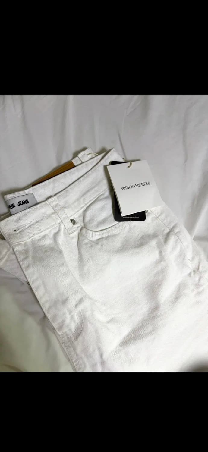 유어네임히얼 20데님 - WHITE 상품이미지2