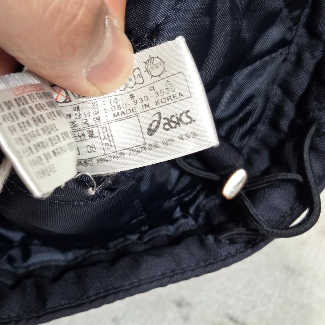 00'S 아식스 핑크 라인 누빔 점퍼 상품이미지9