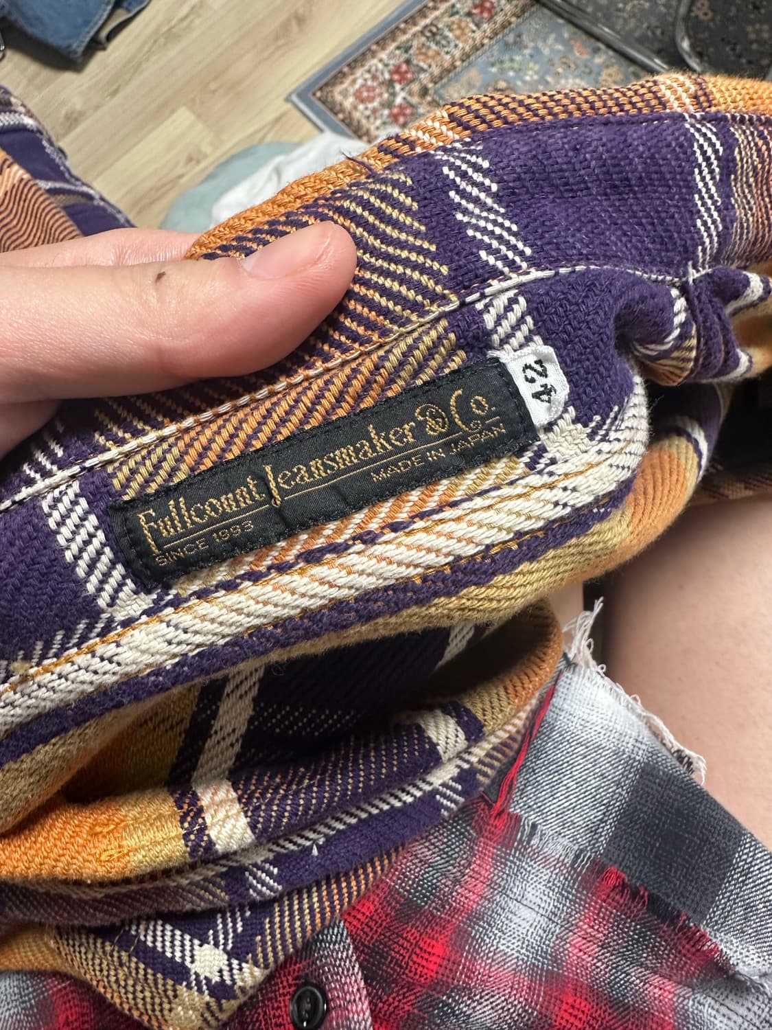 풀카운트 플란넬셔츠 상품이미지4