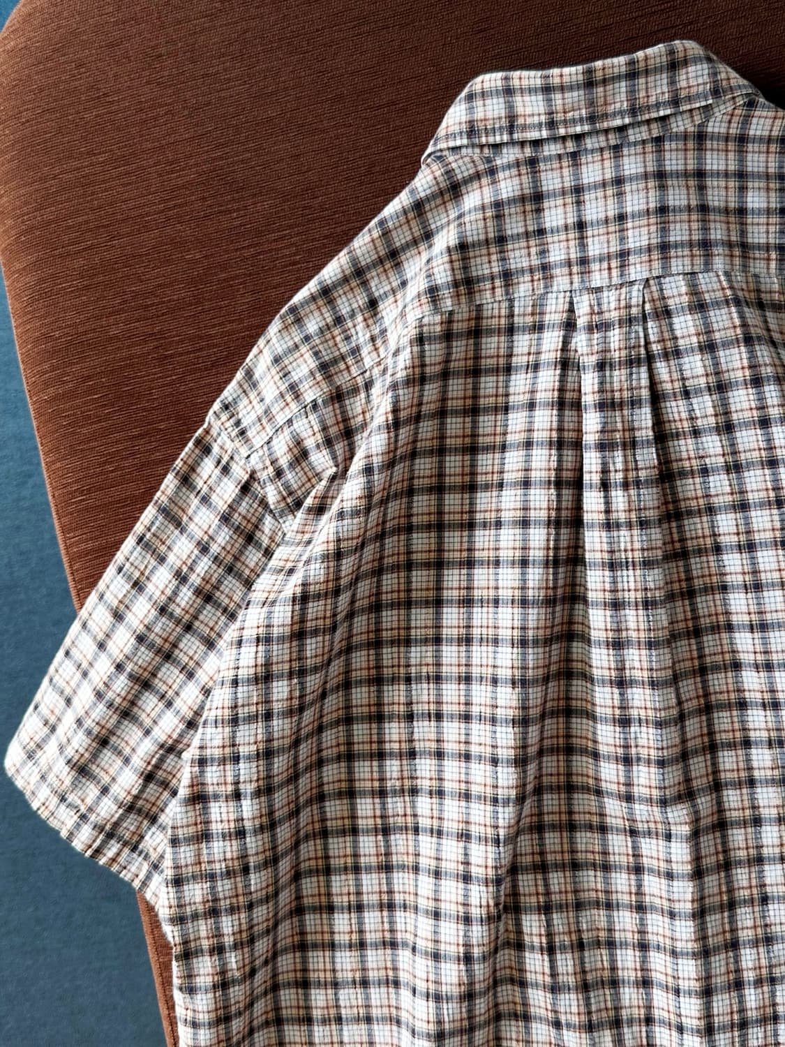 Natural cotton volume fabric H/S shirt 상품이미지4
