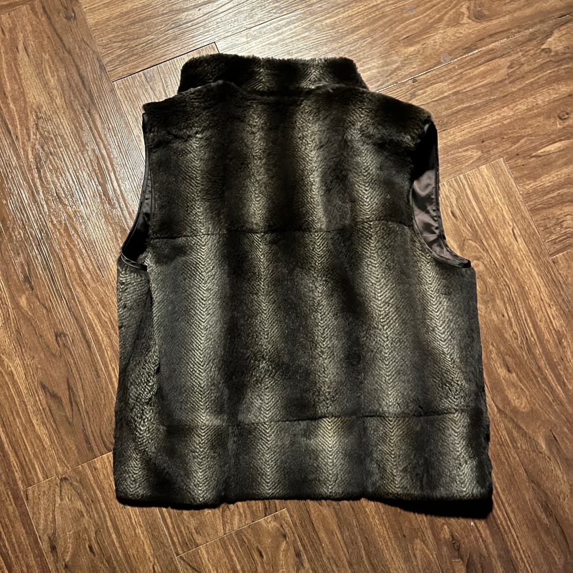 Galaxy Rabbit Fur Leather Jacket L 상품이미지8