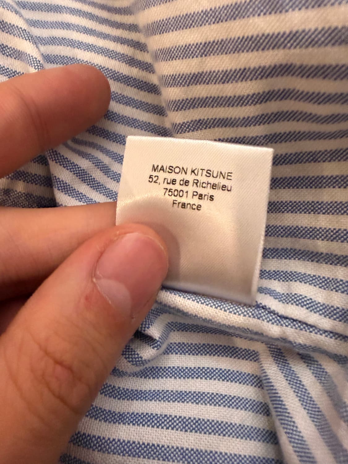 16FW 메종키츠네 울 바시티 테디자켓 브라운 상품이미지8