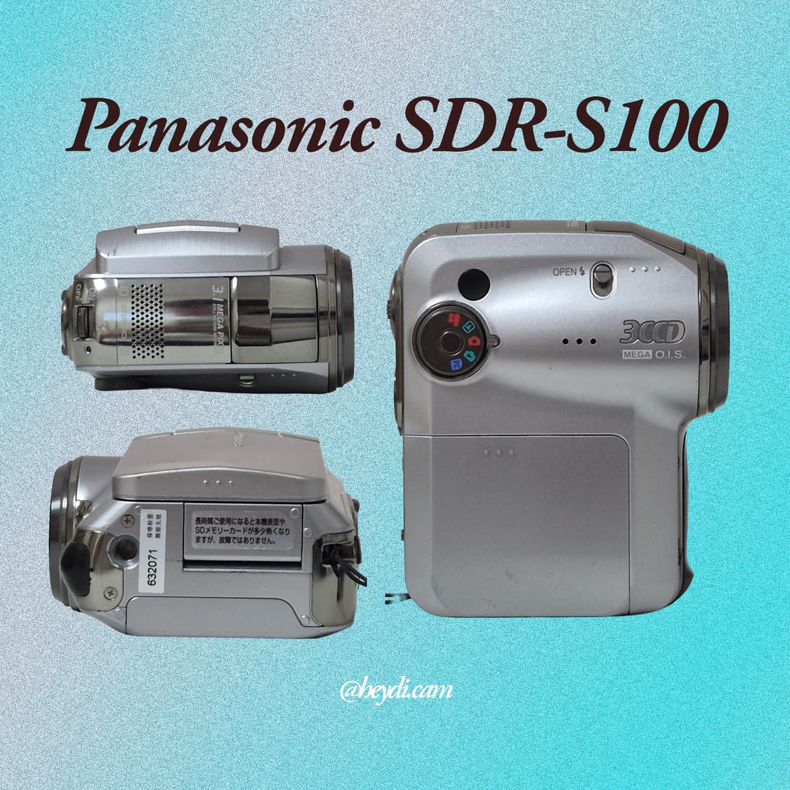 (강민경 캠코더) 파나소닉 sdr-s100 미개봉배터리1추가!
 상품이미지3