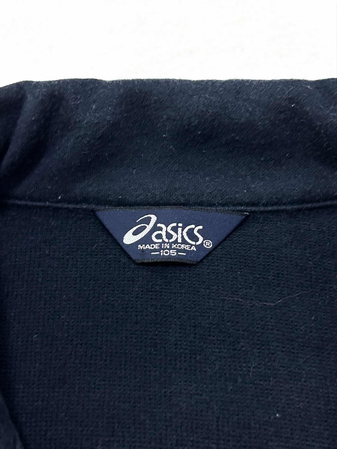 아식스 사이드라인 네이비 코튼 집업 상품이미지7