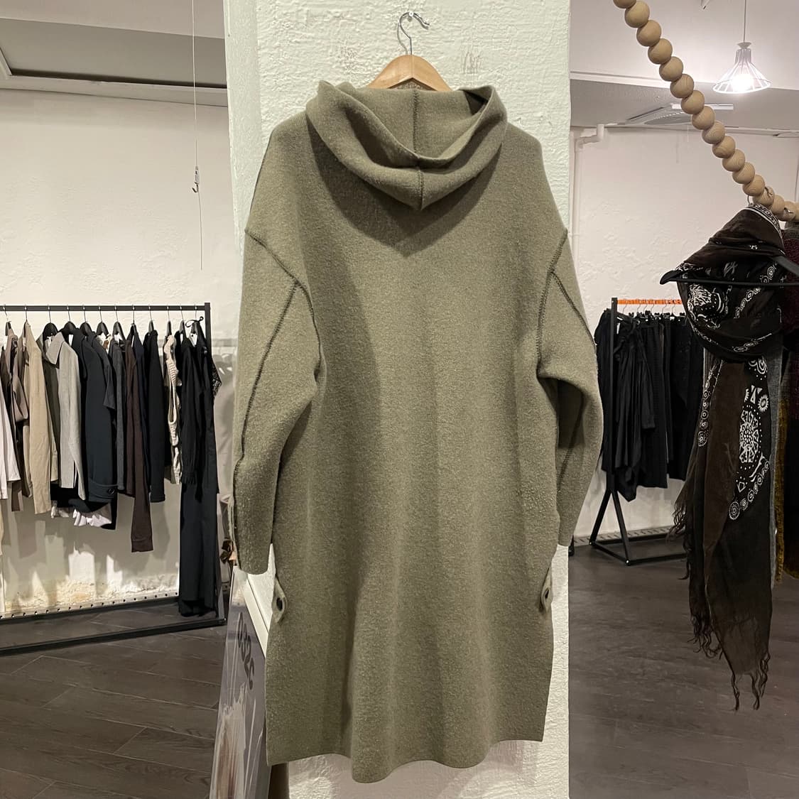 요크 밀라노 립 오버사이즈 더플 코트 상품이미지4