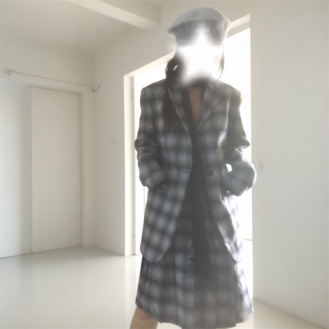 COS 체크 울 자켓 S 상품이미지1