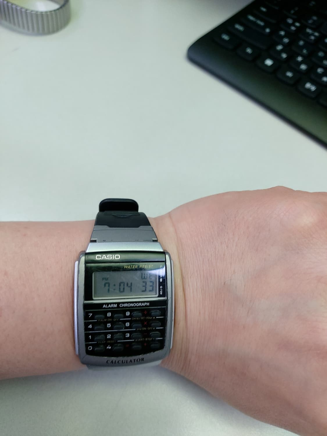 카시오 계산기 시계 블랙 상품이미지4