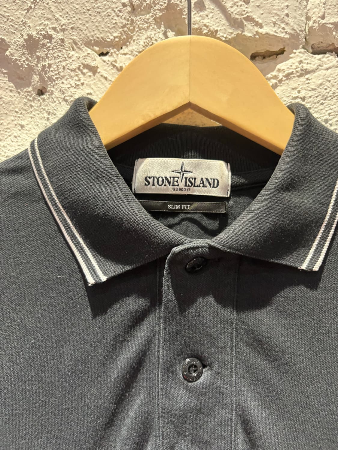 스톤아일랜드 프린팅 커스텀 카라 슬리브 상품이미지4