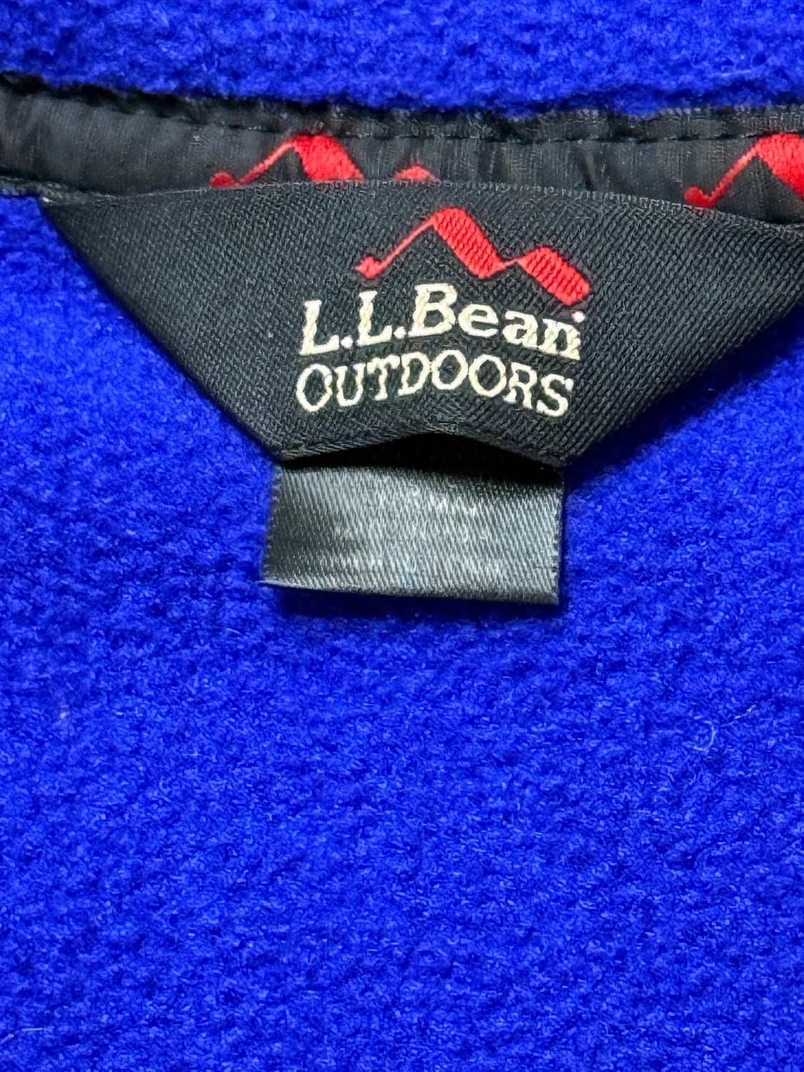 엘엘빈 헤비 플리스 풀오버 블루 80s 상품이미지2