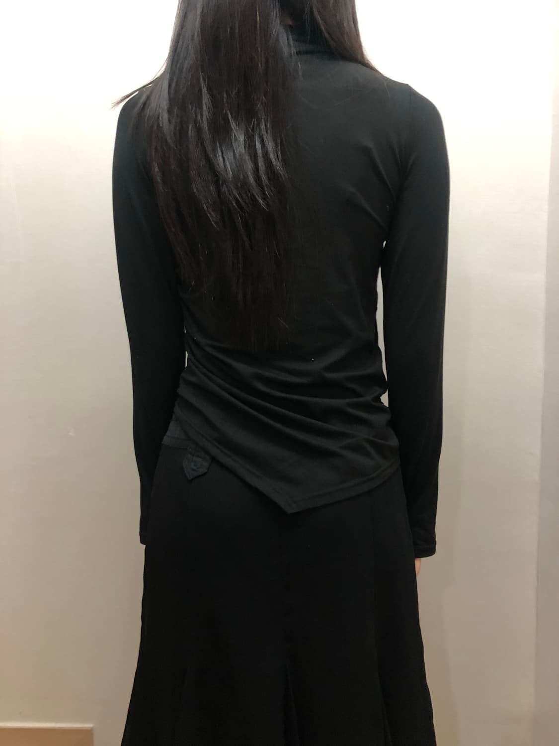 빈티지 블랙 오리엔탈 셔링 탑 상품이미지8