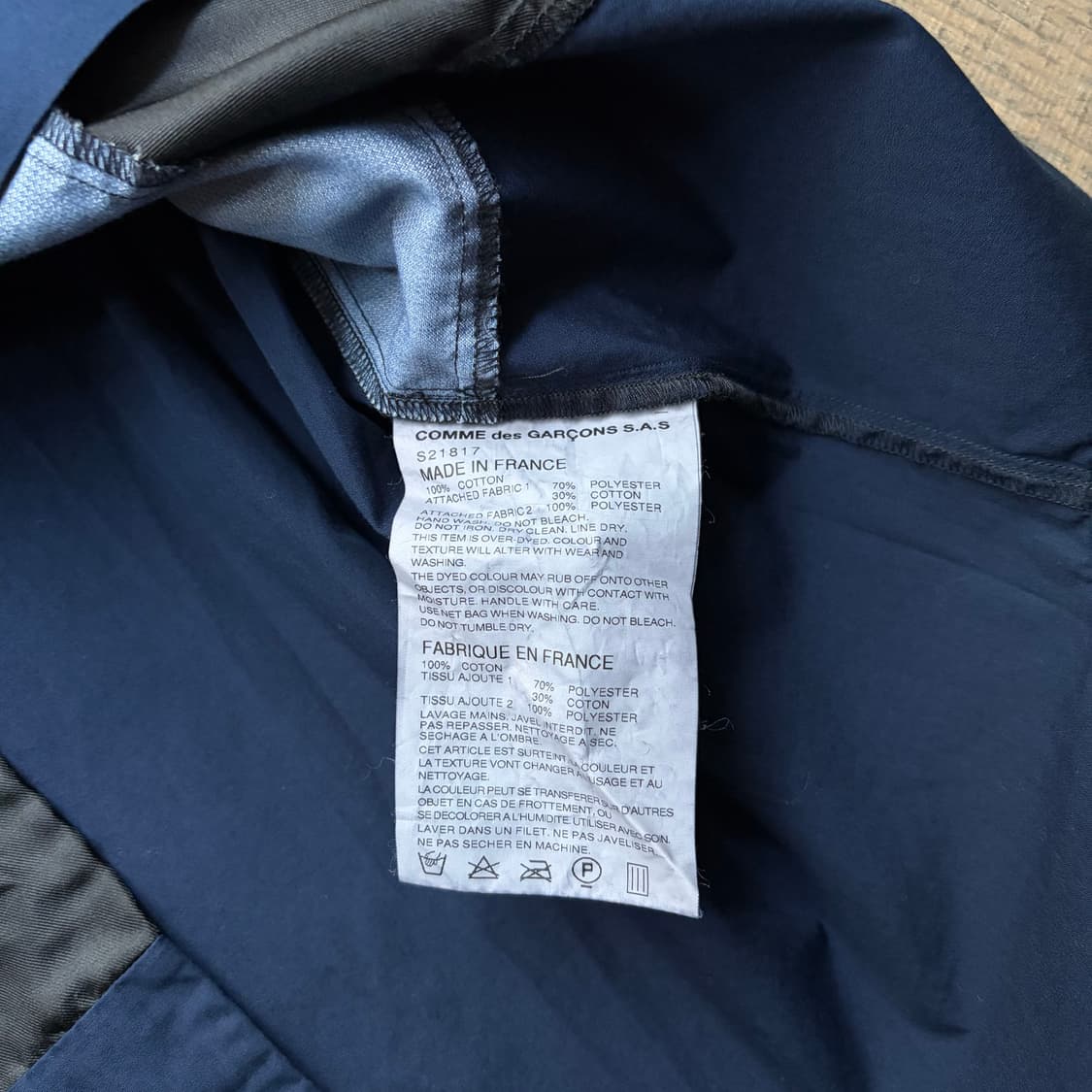 Patchwork Round Collar Blouse 상품이미지6