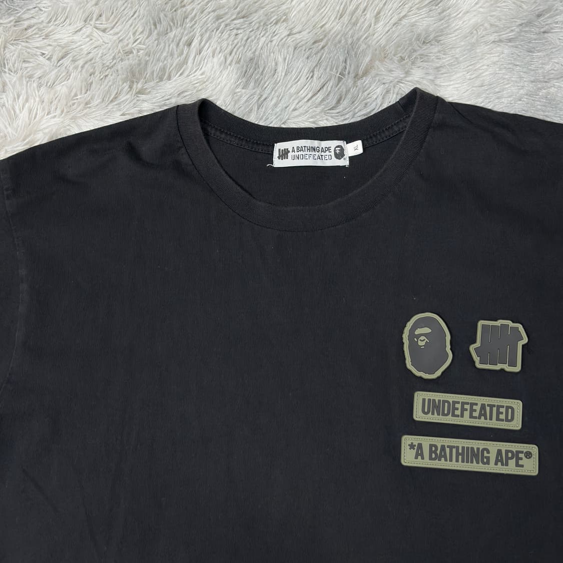 베이프 언디핏 17ss 콜라보 반팔 XL  상품이미지2
