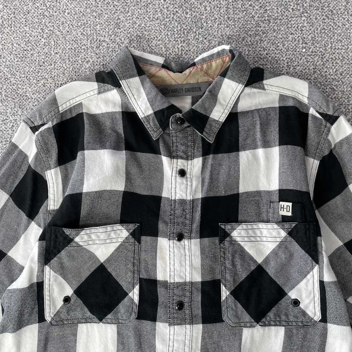 할리데이비슨 체크 셔츠 상품이미지3