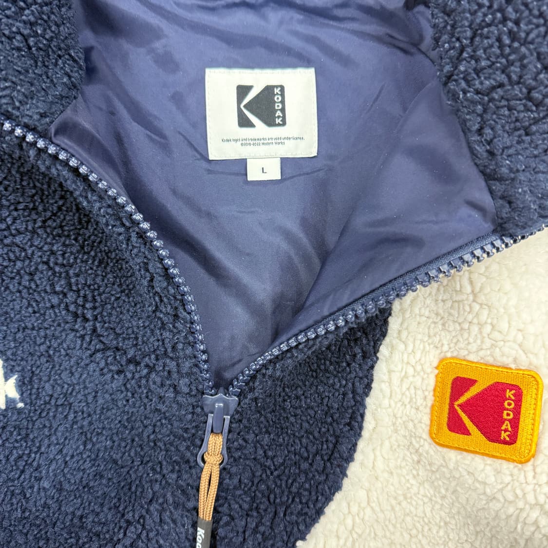 (L)코닥 KODAK 멀티컬러 플리스 자켓 상품이미지2