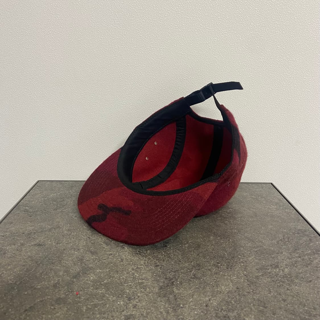 (OS) 슈프림 박스로고 캠프캡 모자 우드랜드 카모 와인 상품이미지6