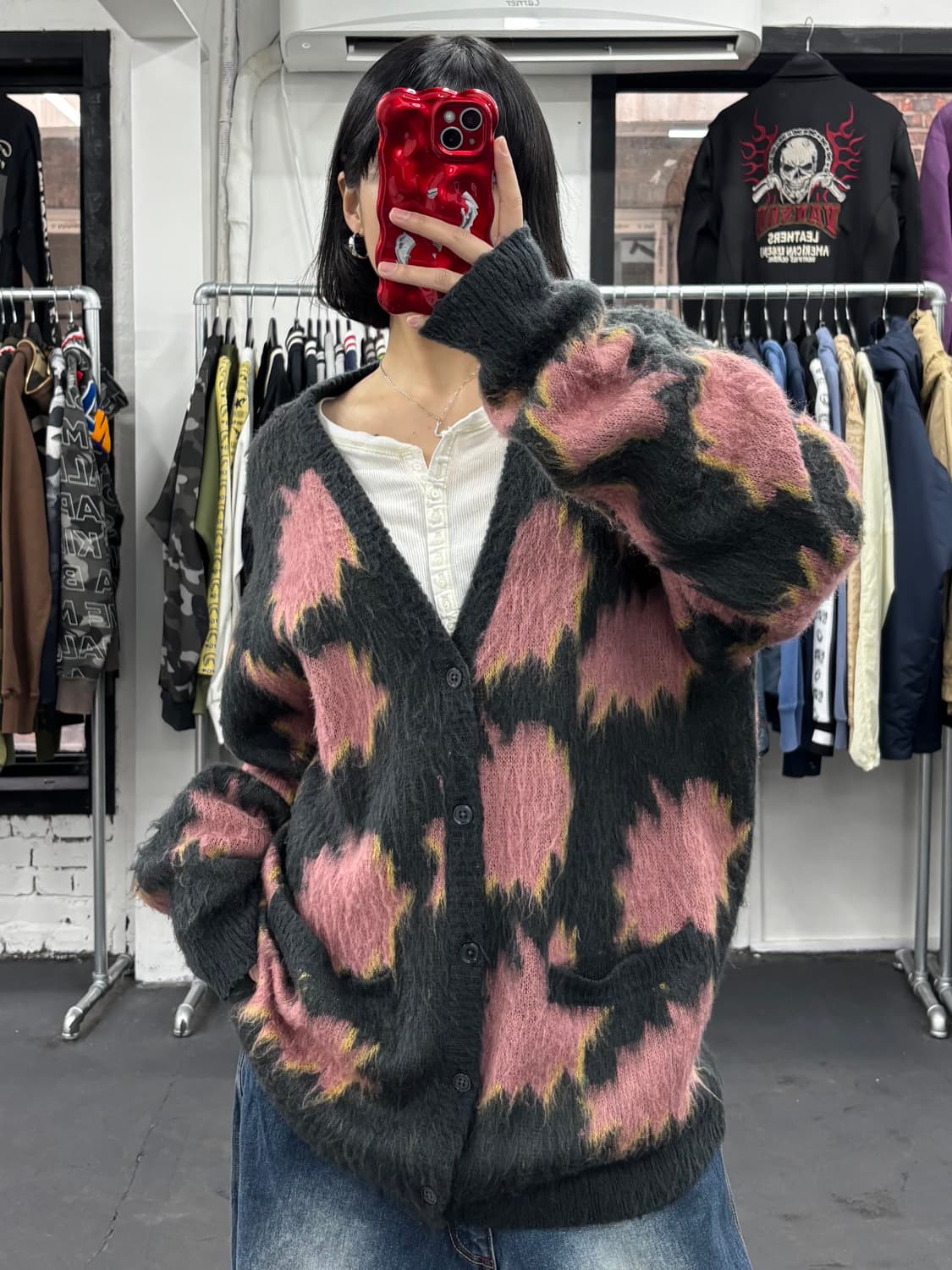 오베이 모헤어 가디건 상품이미지3