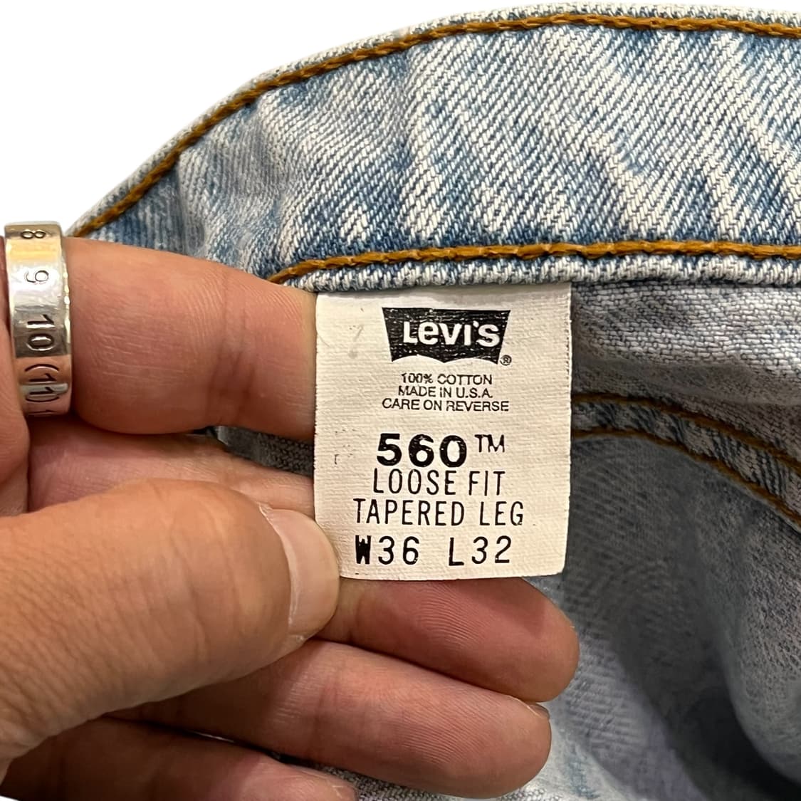  USA 리바이스 560 데님팬츠 y13663 상품이미지8