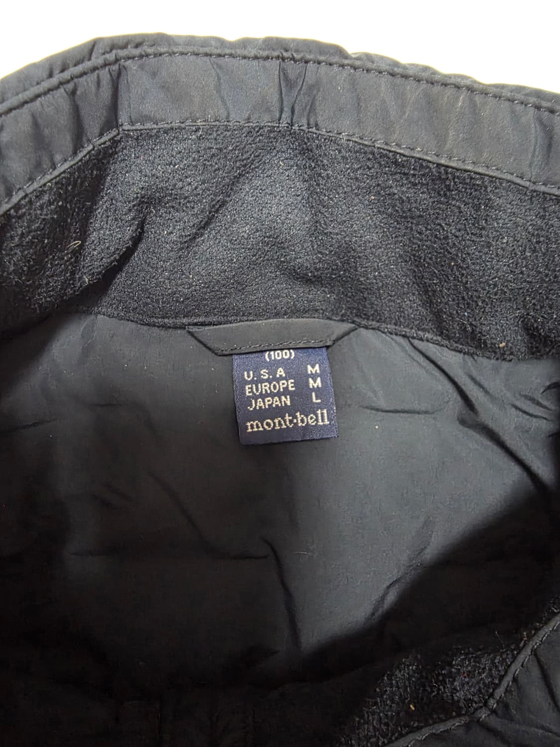몽벨 Montbell 블랙 경량 구스패딩 L (실측 70/56) 상품이미지3