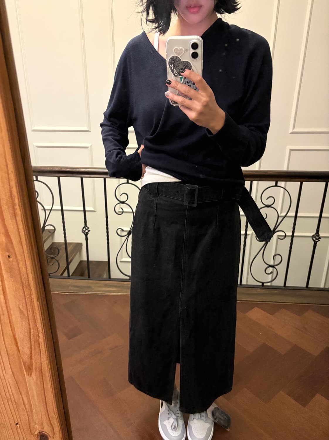 준지 롱 슬릿 스커트 상품이미지5