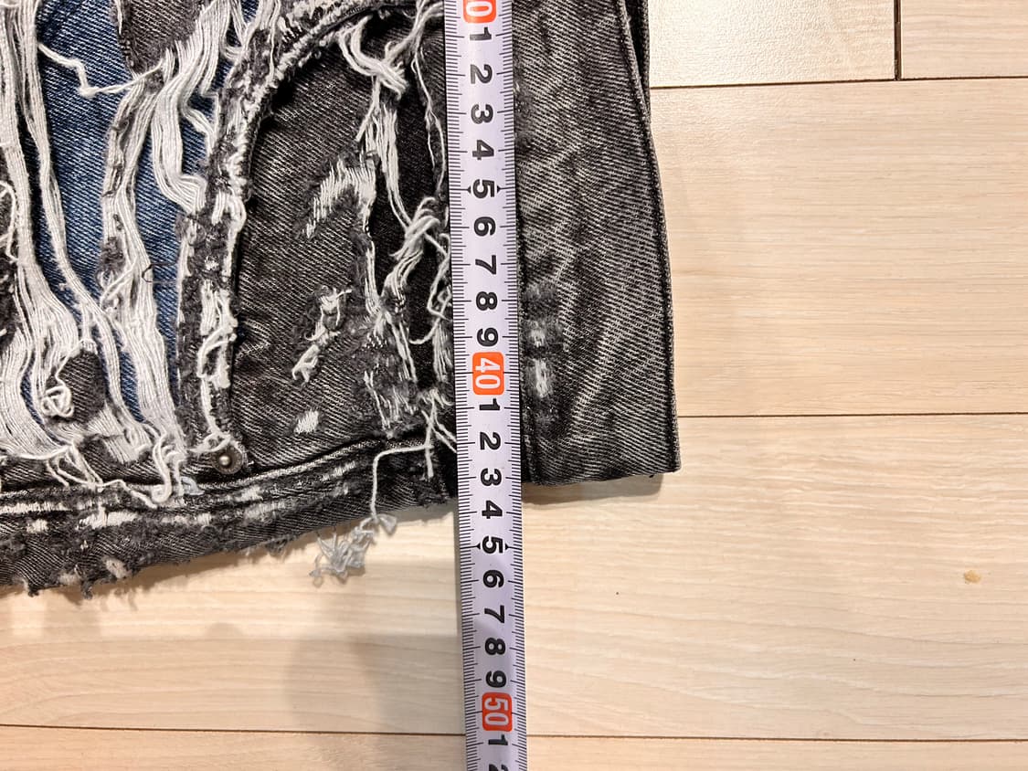 디젤 / 스트레이트 디스트로이드 데님 / 32 상품이미지4