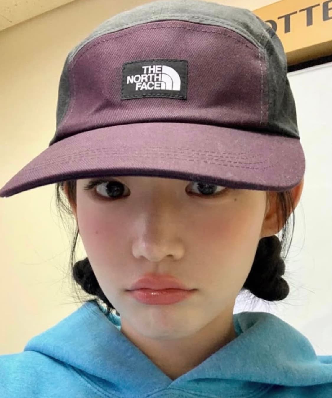 노스페이스 캡 모자 퍼플 삽니다 상품이미지2