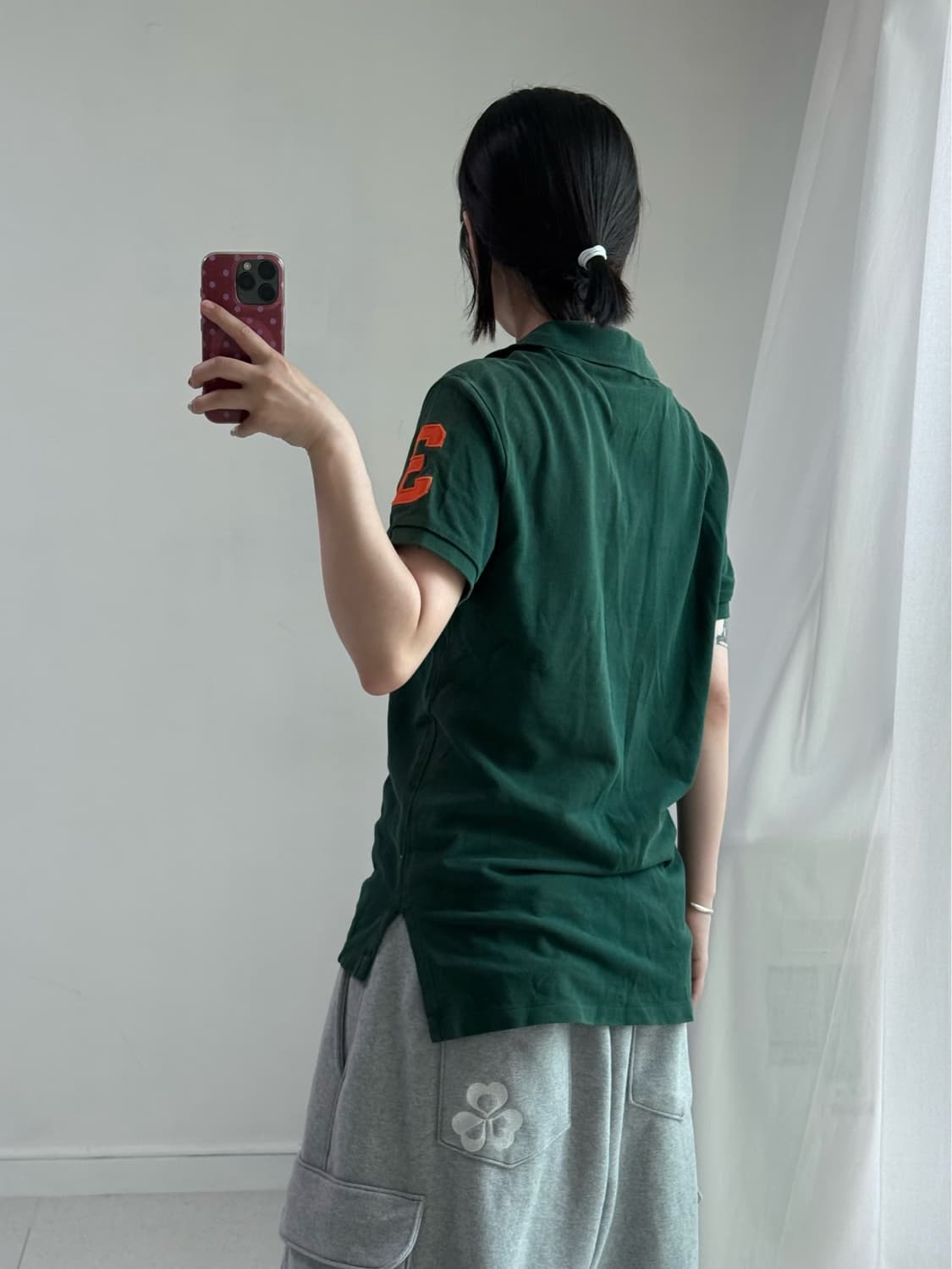 폴로 딥그린 빅포니 피케이 반팔티 상품이미지3