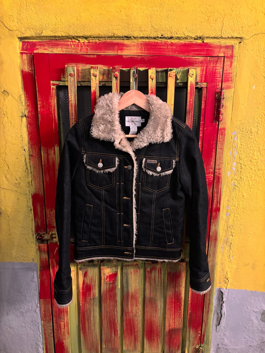 Calvin Klein Sherpa Denim Jacket 상품이미지1
