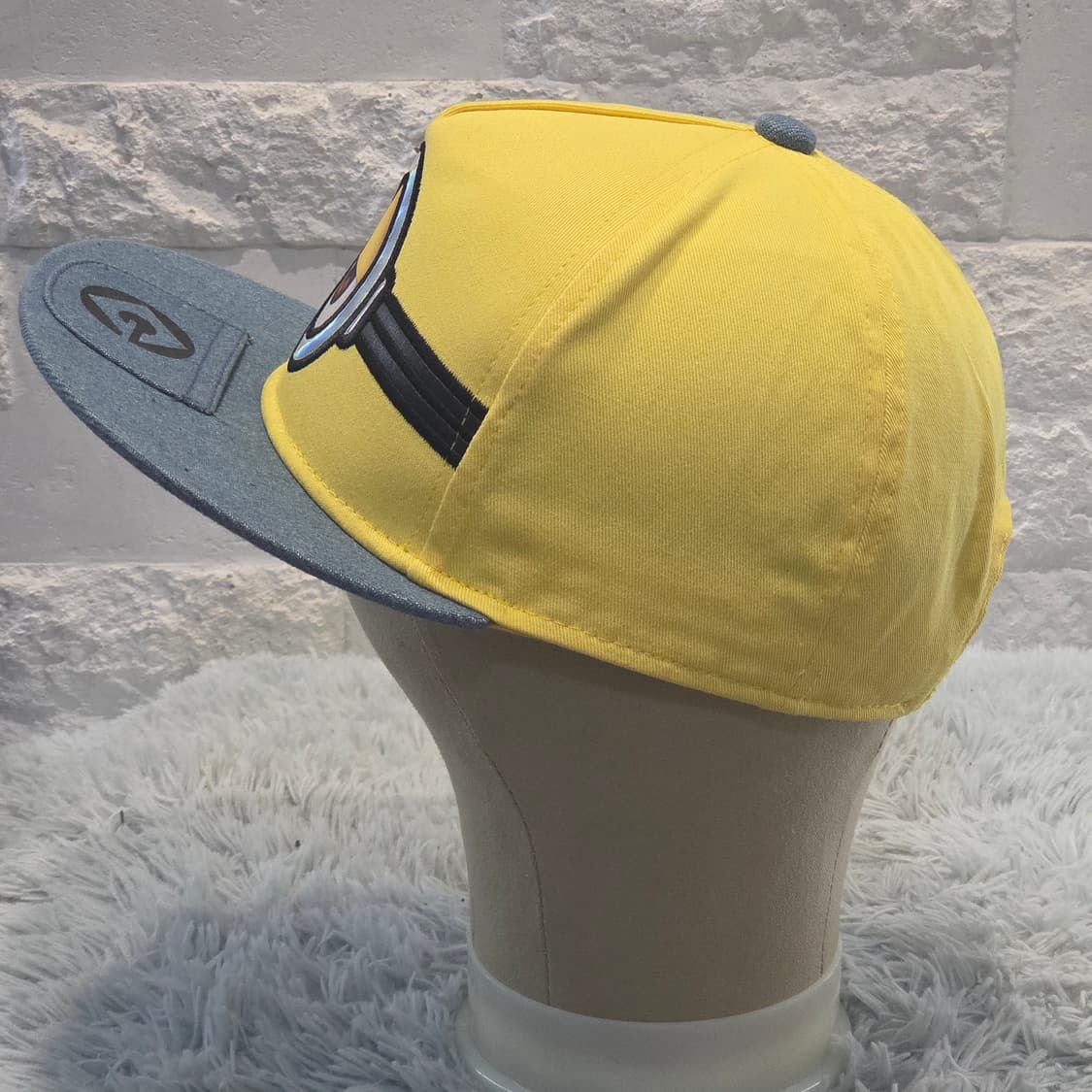 p2-3:미니언즈 옐로우 데님챙 스냅백 57-59cm 상품이미지2