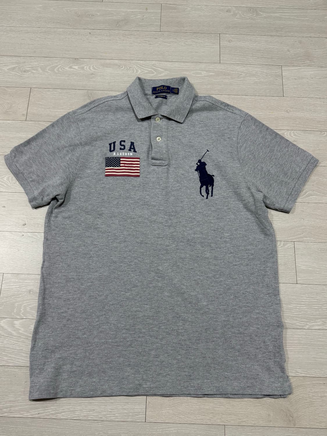 폴로 랄프로렌 빅포니 USA 성조기 카라티 상품이미지1