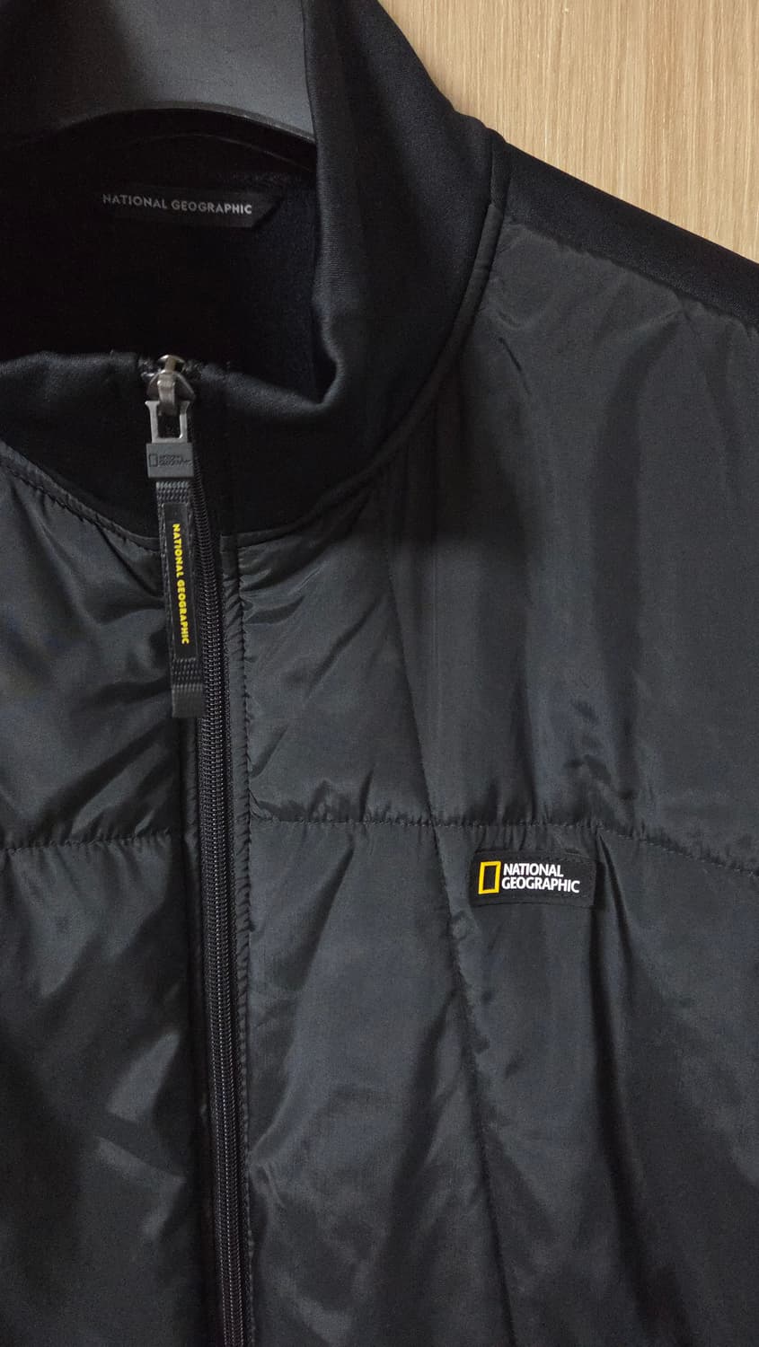 (착샷) 네셔널지오그래픽 풀 집업 패딩 믹스 자켓 상품이미지2