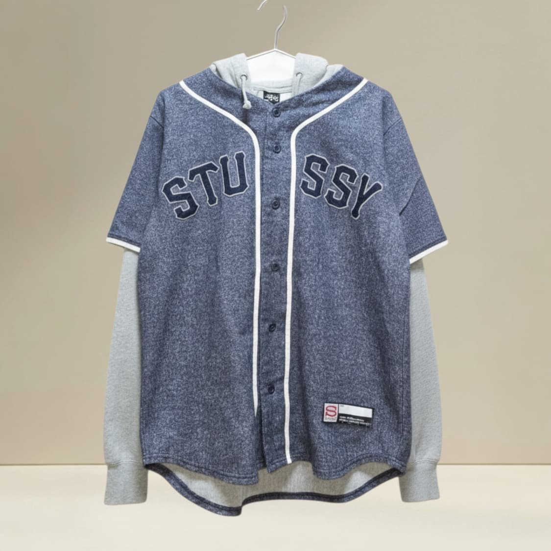 스투시 올드스쿨 레이어드 후드 상품이미지1