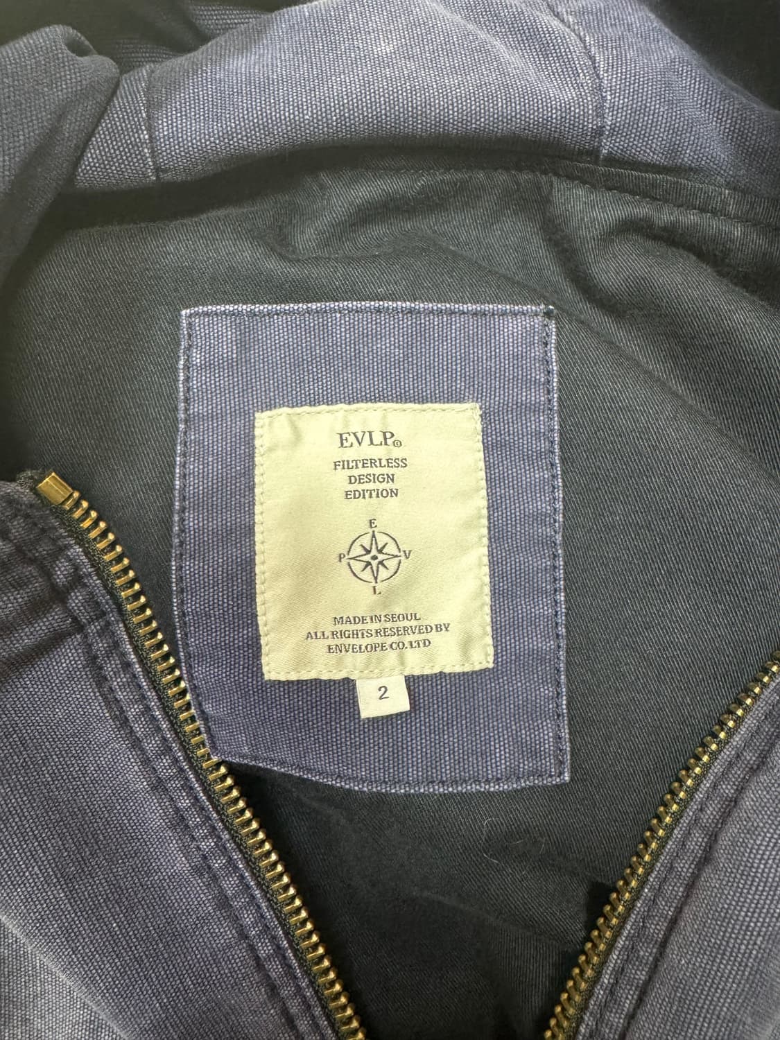 엔벨로프 후드집업 사이즈2 상품이미지7