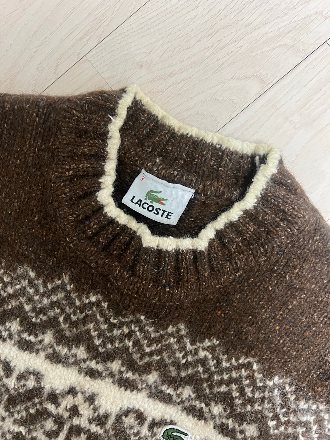 라코스테 빈티지 니트 상품이미지2