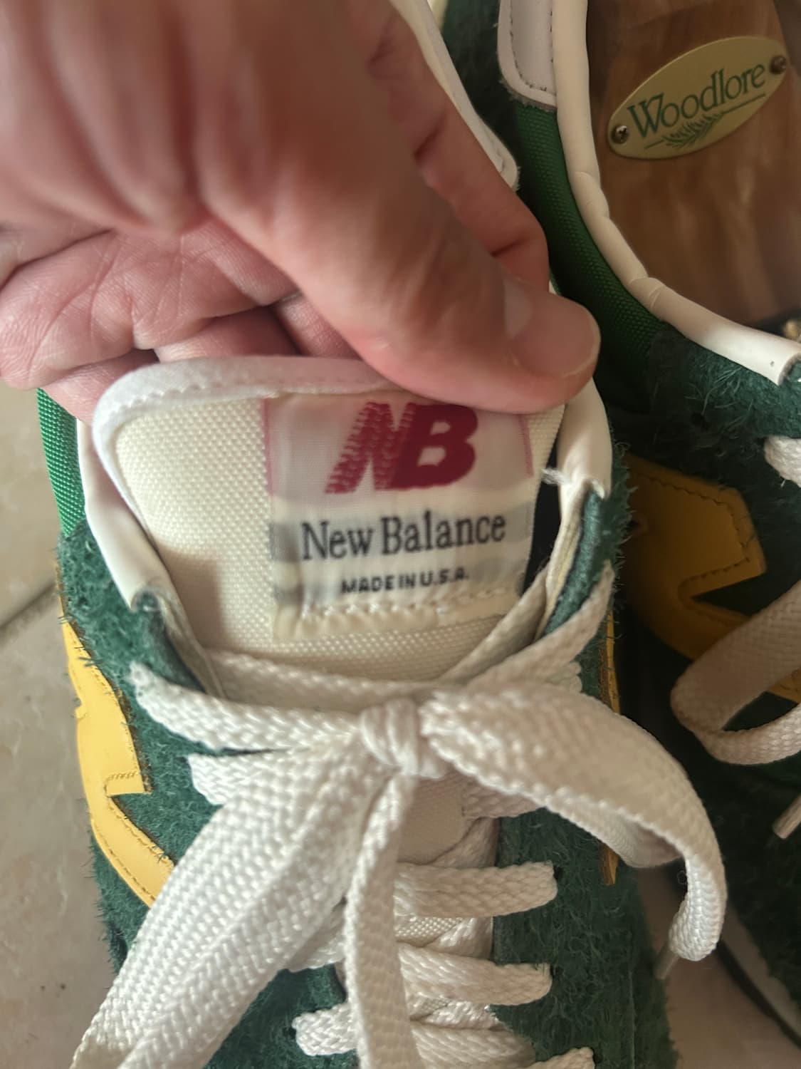 뉴발란스 990v1 Made in USA Green Gold 상품이미지4