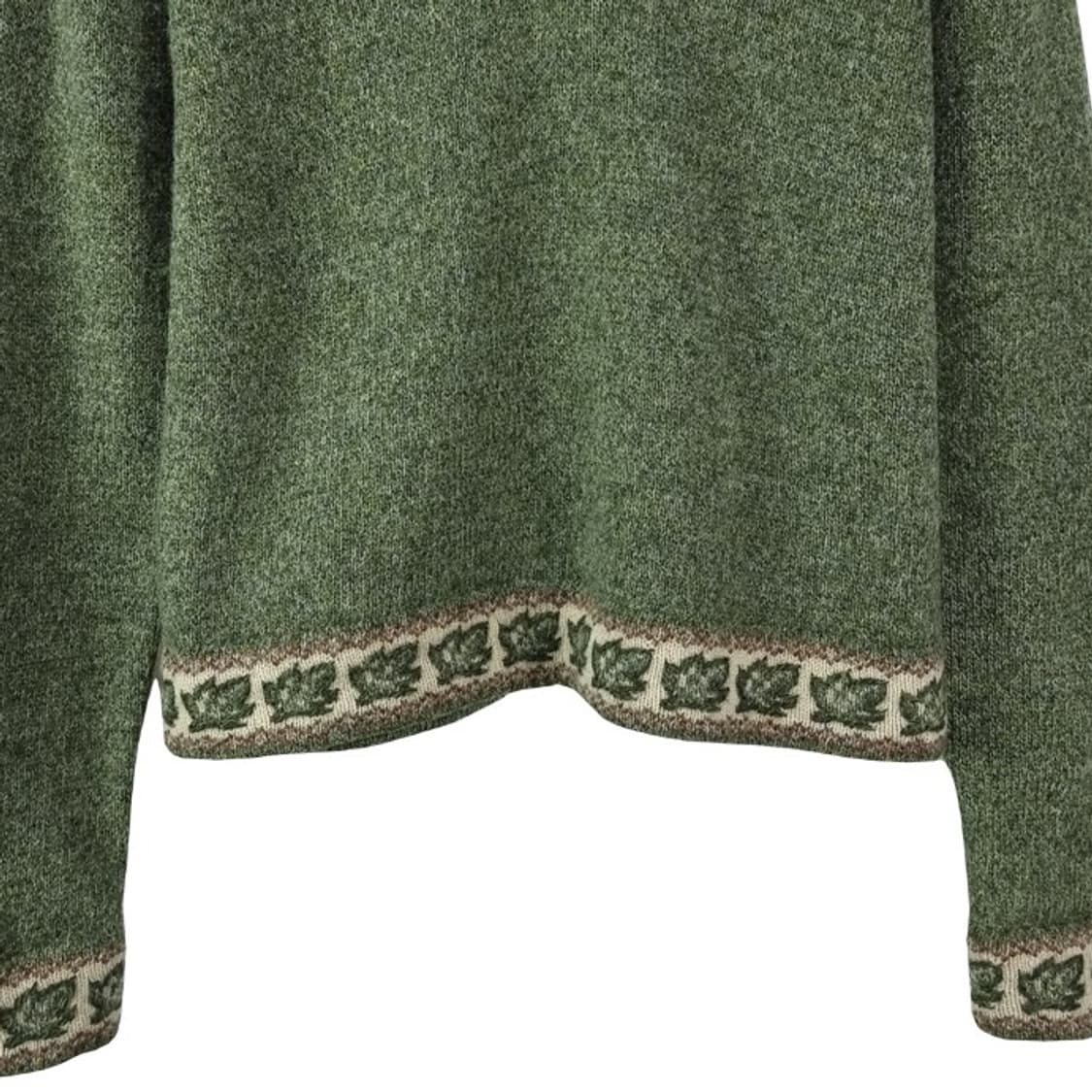 [울리치] 에스닉 패턴 빈티지 루즈핏 브이넥 니트 P01597 상품이미지5