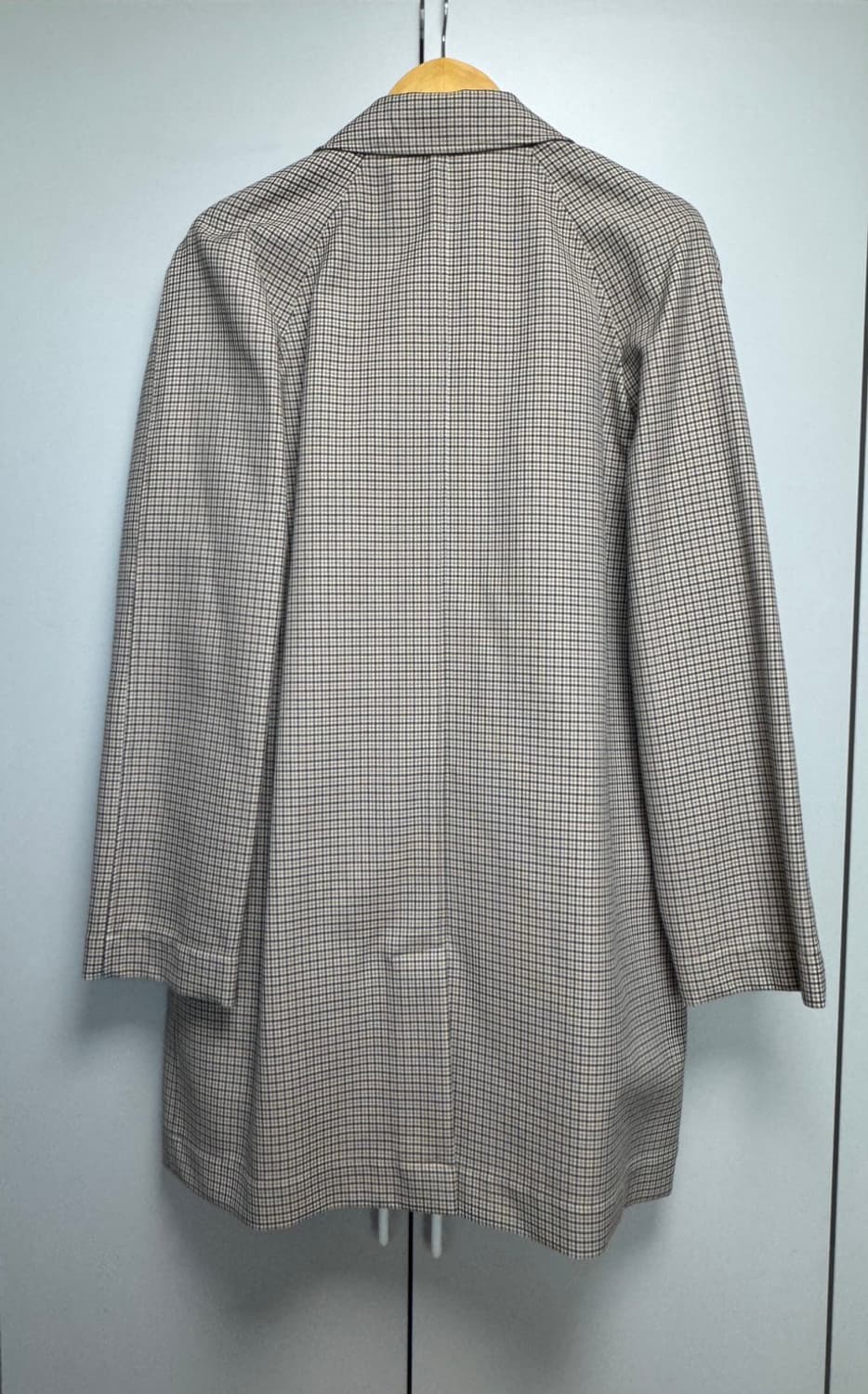 APC 아페쎄 남성 체크 맥코트 M 새상품 상품이미지9